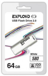 USB флэш-накопитель EXPLOYD 64GB-580-белый