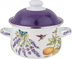 Кастрюля AGNESS 934-545 ПРОВАНС ЛИМОНЫ 1.5л