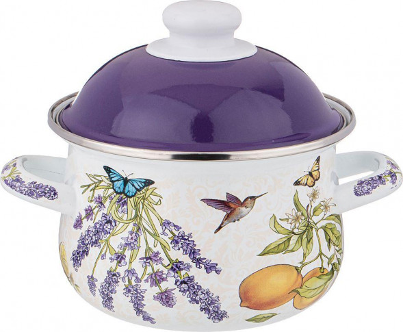 Кастрюля AGNESS 934-545 ПРОВАНС ЛИМОНЫ 1.5л