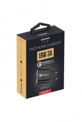 Сетевое ЗУ EXPLOYD EX-Z-1146 Сетевое ЗУ/1хUSB 3A/QC3.0/18W/чёрный/Rash