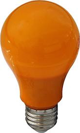 Лампа светодиодная ECOLA K7CY12ELY classic LED color 12W/A60/E27 360° (композит) 110x60 оранжевый