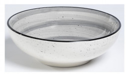 Тарелка ELRINGTON 139-27075 АЭРОГРАФ ГРАФИТОВЫЙ БРИЗ, глубокая 180мм 750мл