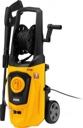 Моечная машина DENZEL Моечная машина высокого давления R-170D, 2000 Вт, 170 бар, 360 л/ч, с барабаном 58229