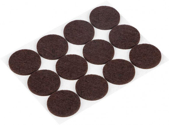 Накладки-протекторы РЫЖИЙ КОТ Накладки-протекторы для мебели самоклеящиеся 12шт 28мм, коричневый (105204)