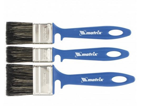 Набор кистей MATRIX Набор кистей Водные краски 25мм, 35мм, 50мм COLOR LINE 83349