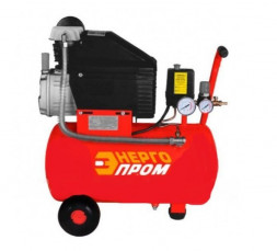 Компрессор воздушный ЭНЕРГОПРОМ Компрессор воздушный КМ-2050 gray(1,8кВт, 200л/мин, обьем.50л, 8бар,серый) (черный кв.) 17509