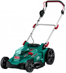 Газонокосилка ЗУБР ГКЛ-4336-42 Бесщеточная газонокосилка, 2х18В АКБ (4Ач),36В