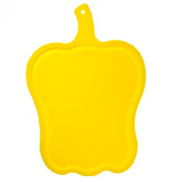 Доска разделочная VETTA Доска разделочная, пластик, фигурная, 37x26x0,3см, &quot;Перчик&quot;, 2 цвета, DY-6802 852-031