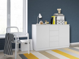 Комод НК-МЕБЕЛЬ STERN комод Т-4 (16 мм) 4-я Белый 72676241 (2 кор.)