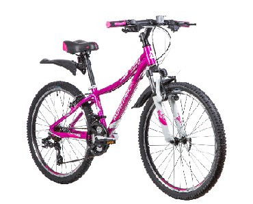 Велосипед NOVATRACK 24AHV.KATRINA.12VL9 24&quot; KATRINA, алюм.рама 12&quot; фиолетовый 134000