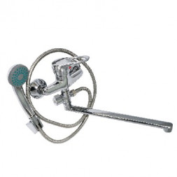 Смеситель для ванны TORNADO 4208 Смеситель в ванную, длинный нос, шаровый, дивертор - м / к