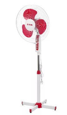 Вентилятор DELTA DL-020N бело-красный (4)