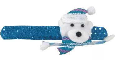 Шары и украшения ВОЛШЕБНАЯ СТРАНА Браслет новогодний Мишка SY18HJF-111 (004353)