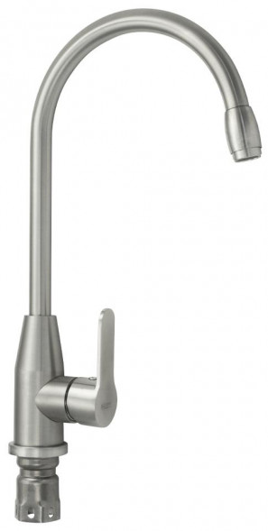 Смеситель кухонный MAGNUS 9108 Смеситель кухонный ,конусный корпус с большим аэратором из нержавеющей стали марка 304