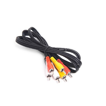 кабель СИГНАЛ (33150) шнур 3RCA-3RCA, 1,5 м