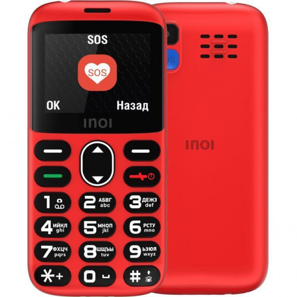 Телефон мобильный INOI 118B Red