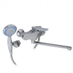 Смеситель в ванную WATERWORKS 270016 NAPOLI - Смеситель в ванную длинный нос шаровый с дивертором на корпусе