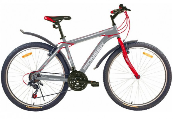 Велосипед PIONEER COUNTRY 29&quot;/18&quot; gray-red-white
