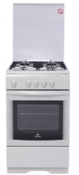 Плита газовая DE LUXE 506040.04Г (916903) бел.