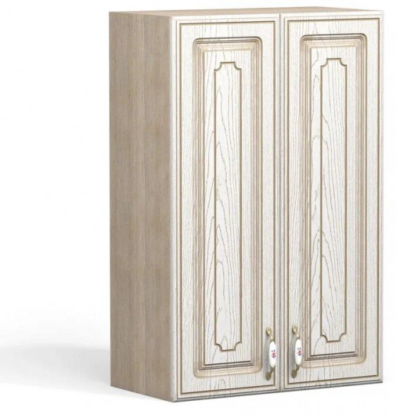 Кухонный модуль БИТЕЛ АНЖЕЛИКА ШКН 600 (высота 920) фасад ясень/патина, каркас дуб молочный