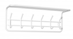Вешалка с полкой ЗМИ Вешалка с полкой 80 белый ВСП 7