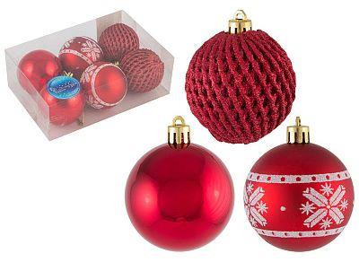 Шары и украшения ВОЛШЕБНАЯ СТРАНА Набор шаров SYCB17-013, 6 шт., см