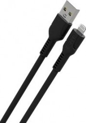 Кабель MORE CHOICE (4620202553294) K65i 2м USB 2.4A для Lightning , черный
