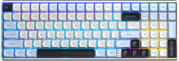 Клавиатура AULA S100Pro Blue-White-Black, механическая