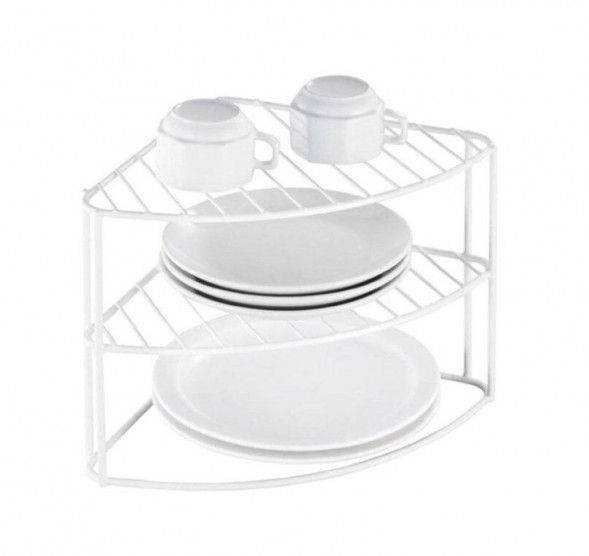 Полка-подставка MALLONY Полка-подставка для кухни трехуровневая W4165 (кухонная, угловая) (100202)