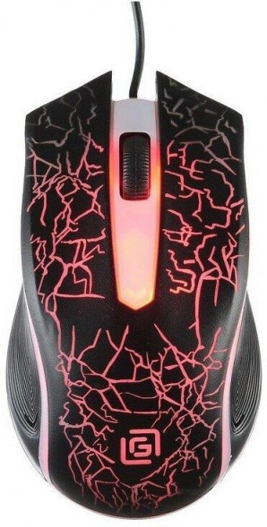 Мышь OKLICK Мышь Оклик 395M SHADOW черный оптическая (1500dpi) USB для ноутбука (3but)