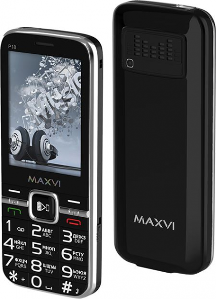 Телефон мобильный MAXVI P18 Black
