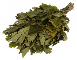 Банные принадлежности БАННЫЕ ШТУЧКИ 32011 Веник дубовый с крапивой в уп. "Банные штучки"/25