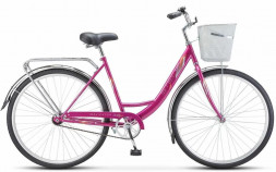 Велосипед STELS Navigator-345 28&quot; Z010*LU085343*LU093787 *20&quot; Пурпурный +корзина
