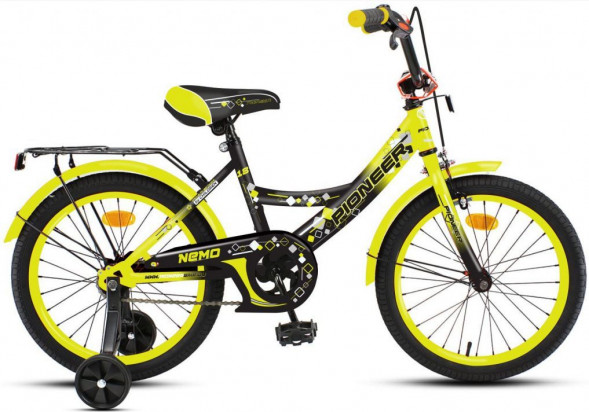 Велосипед PIONEER NEMO 18&quot; black-lemon