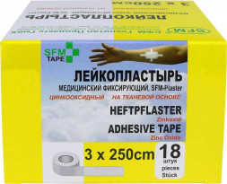 Лейкопластырь SFM Лейкопластырь Тканевая основа 3,0 х 250 см - SFM Plaster, Германия