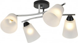 ESCADA 2132/4P E27*60W Black/Chrome