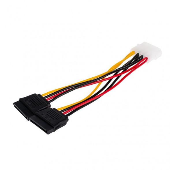 Кабель-разветвитель ATCOM (AT8605) Кабель-разветвитель Molex - 2хSATA 0.2М (медный) пакет