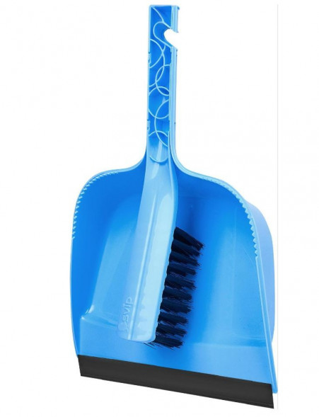 Набор для уборки SVIP SV3855_1АКВ Практик щетка-сметка с совком с кромкой аквамарин