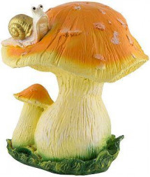 Фигурка садовая PARK Фигурка садовая Гриб с улиткой H-29см (169394)