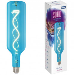 Лампы светодиодные серии SOHO UNIEL (UL-00007628) LED-SF21-5W/SOHO/E27/CW BLUE GLS77BL