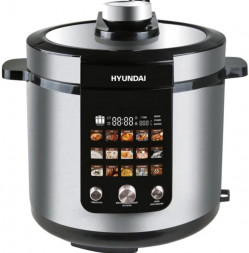 Мультиварка-скороварка HYUNDAI Мультиварка-скороварка HYMC-2402 6л 1200Вт серебристый/черный