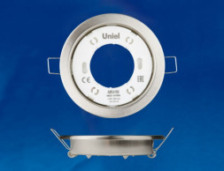 СВЕТИЛЬНИКИ ВСТРАИВАЕМЫЕ UNIEL (UL-00005054) GX53/H2 NICKEL 10 PROM