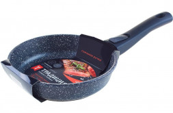 Сковорода ТРАДИЦИЯ ТГ2265 гранит со с/ручкой 26см