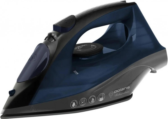 Утюг Polaris PIR 2430K, 2400Вт, синий/черный