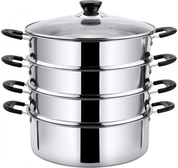 мантоварка POMIDORO POMI D&#039;ORO P630102 Vapore Мантоварка-пароварка, 26см