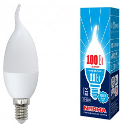 ЭЛЕКТРИКА VOLPE (UL-00003816) LED-CW37-11W/NW/E14/FR/NR картон