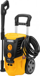 Моечная машина DENZEL Моечная машина высокого давления R-180, 2200 Вт, 180 бар, 380 л/ч, колесная 58238