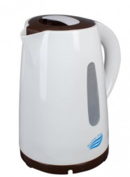 Чайник электрический ВЕЛИКИЕ РЕКИ Томь-1 бел/коричневый, 1,7 л