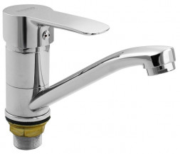 Смеситель для кухни BIANCO 3714S Смеситель кухонный, нос 15 см, шаровый