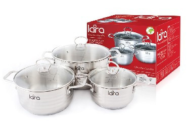 Посуда LARA LR02-80 Standart набор посуды 6пр.